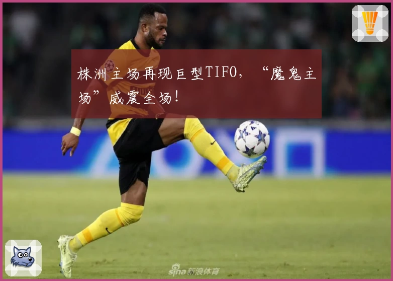 株洲主场再现巨型TIFO,“魔鬼主场”威震全场!